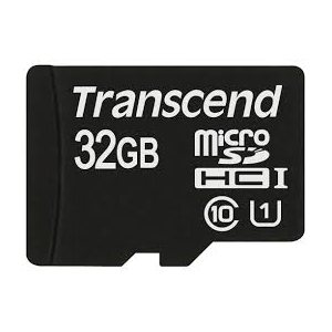 Transcend 32GB MicroSDHC Class 10 UHS-1 Memory Card without Adapter 300X (45 MB/S)