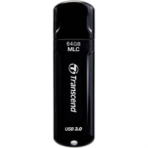 TRANSCEND 64GB JETFLASH 750 USB 3.0 - BLACK