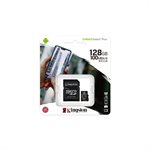 Kingston 128GB micSDXC Canvas Select Plus 100R A1 C10 Card + ADP