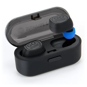 ACCESSORY POWER GOgroove BlueVIBE TWS Wireless Stereo Earbuds Bluetooth Headphones-Black