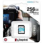 Kingston 256GB SDXC Canvas Go Plus 170R C10 UHS-I U3 V30