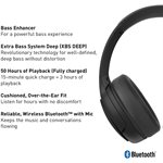 Panasonic M-Series Mighty Bass Headphone Bluetooth  - Black