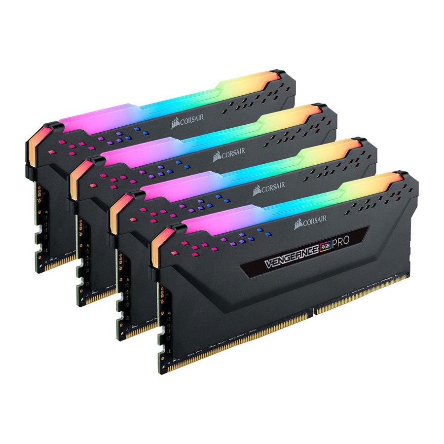 CORSAIR VENGEANCE RGB PRO 128GB (4x32GB) DDR4 3600 (PC4-28800) C18 AMD ...