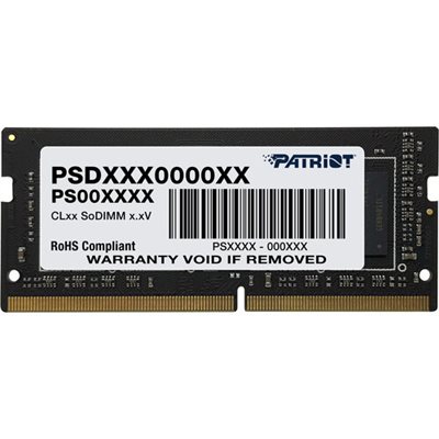 Patriot SL 8GB 1600MHz (PC3-12800) DDR3 SODIMM CL11 1.5V  Dual Rank