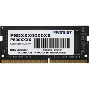 Patriot SL 8GB 1600MHz (PC3-12800) DDR3 SODIMM CL11 1.5V Dual Rank