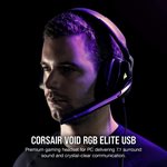 CORSAIR VOID RGB ELITE USB Premium Gaming Headset with 7.1 Surround Sound Carbon (NA Version)