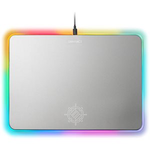 ACCESSORY POWER ENHANCE Gaming Mouse Pad - Aluminum LED gaming mouse pad  Black