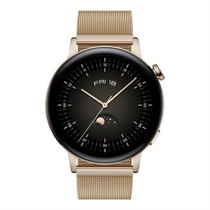 HUAWEI Watch GT 3 42mm Light Gold Strap SpO2 & Heart Rate Tracking Bluetooth Cal EN