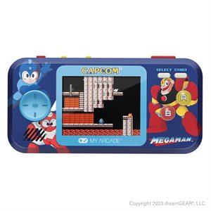 My Arcade POCKET PLAYER PRO MEGA MAN PORTABLE GAMING SYSTEM (6 GAMES IN 1) Blue