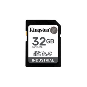 Kingston 32GB SDHC Industrial -40C to 85C C10 UHS-I U3 V30 A1 pSLC