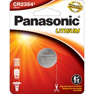 Panasonic CR2354 3.0 Volt Lithium Coin Cell Batteries - 1 Pack