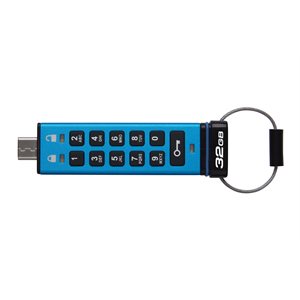 Kingston 32GB USB-C IronKey Keypad 200C, FIPS 140-3 Lvl 3 (Pending) AES-256