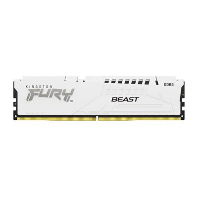 Kingston 32GB 6000MT/s DDR5 CL30 DIMM (Kit of 2) FURY Beast White XMP