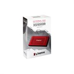 KINGSTON 1TB XS1000 Red External USB 3.2 Gen 2 Portable Solid State Drive