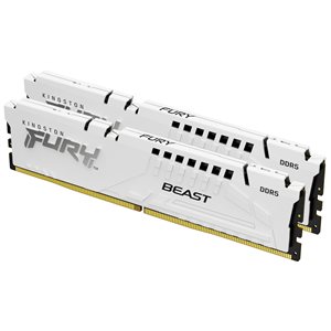 Kingston 32GB 6000MT/s DDR5 CL36 DIMM (Kit of 2) FURY Beast RGB White EXPO