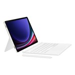 Samsung (Tab S9) Book Cover Keyboard (AI key) White